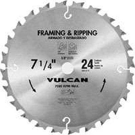 VULCAN Blade Carbide 24Tx7-1/4In 416021OR